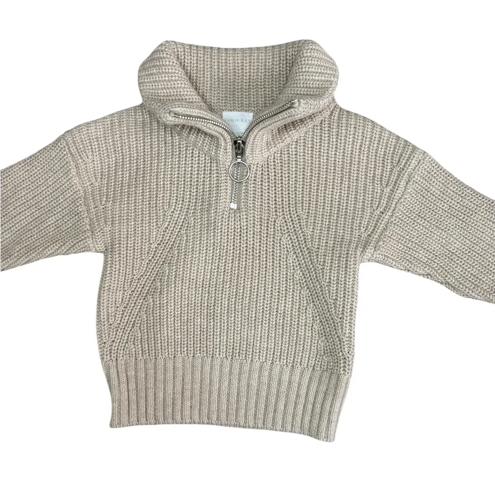 Jamie Kay Baby Knit Sweater with Zip Collar 6-12 months‎